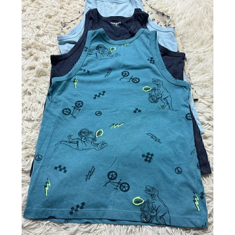 EUC 4 piece Size 8 Boys Tank Top Bundle by Old Navy